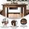 Merrick Lane Rectangular Antique Solid Pine Farm Dining Table